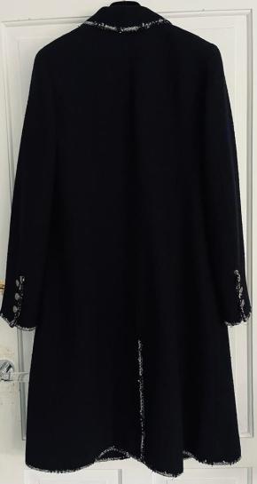 Chanel Devil Wears Prada Black Tweed Coat 2