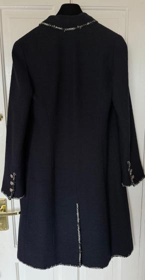 Chanel Devil Wears Prada Black Tweed Coat 10