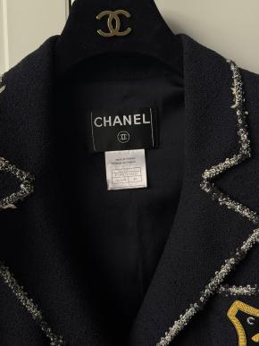 Chanel Devil Wears Prada Black Tweed Coat 8