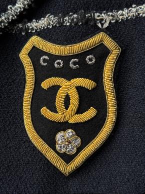 Chanel Devil Wears Prada Black Tweed Coat 5