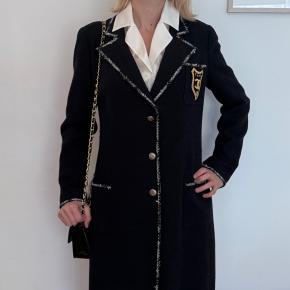 Chanel Devil Wears Prada Black Tweed Coat 3