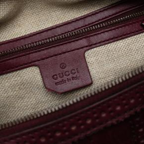 Gucci Leather Microguccissima Brogue Duilio Boston Bag 4