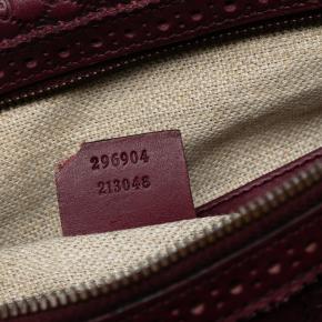 Gucci Leather Microguccissima Brogue Duilio Boston Bag 5