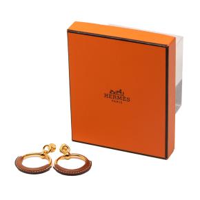 Gold Plated Barenia Loop Earrings 6