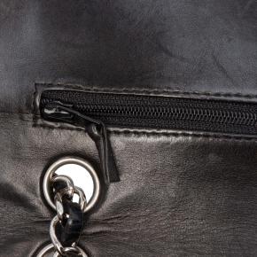 Chanel Quilted Black Medium Classic Lambskin Double Flap 9