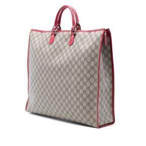 Gucci Beige GG Supreme Web Tote 2