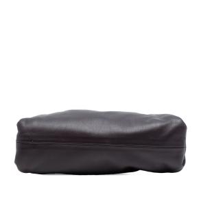 Bottega Veneta Deep Purple  Lambskin The Mini Pouch Crossbody 3