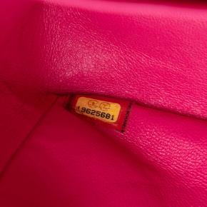 Chanel Pink Jumbo Classic Tweed Double Flap 6