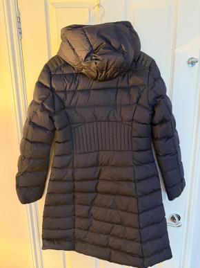 Moncler Navy Flammette Long Down Coat 3