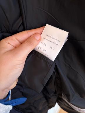 Moncler Navy Flammette Long Down Coat 6