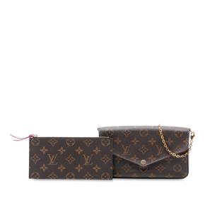 Louis Vuitton Coated Canvas Monogram Pochette Felicie 8