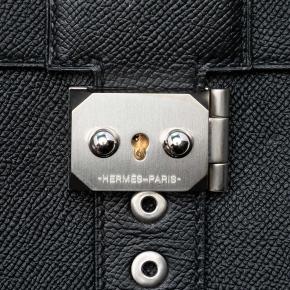 Hermes Black Epsom Sac A Depeches 38 5