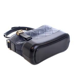 Chanel Navy Blue Small Bicolor Aged Calfskin Gabrielle Crossbody 7