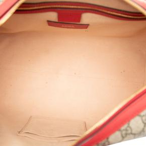 Gucci Floral Applique Medium GG Supreme Embroidered Satchel 4