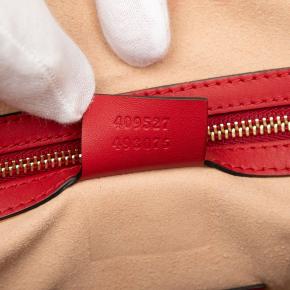 Gucci Floral Applique Medium GG Supreme Embroidered Satchel 6