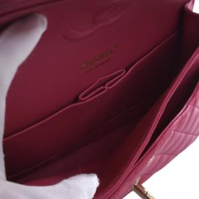 Chanel Pink Lambskin Medium Classic Double Flap 5