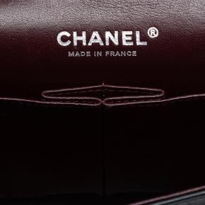 Chanel Black Lambskin Medium Classic Double Flap 5