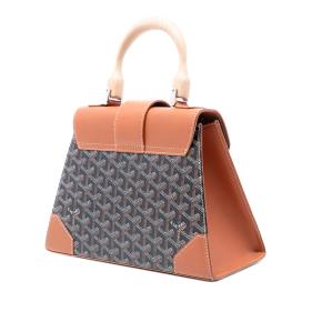 Goyard Black Goyardine Saigon Structured PM 2