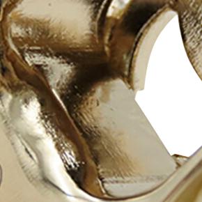 Chanel Faux Pearl Clover Cuff Bracelet 9