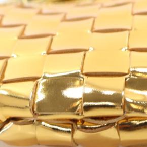 Bottega Veneta Gold Baby Metallic Lambskin Intrecciato Sardine 12