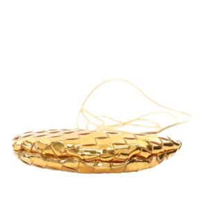 Bottega Veneta Gold Baby Metallic Lambskin Intrecciato Sardine 6