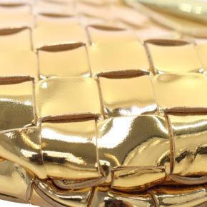 Bottega Veneta Gold Baby Metallic Lambskin Intrecciato Sardine 8