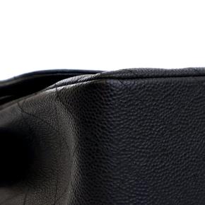 Chanel Black Jumbo Classic Caviar Double Flap 9