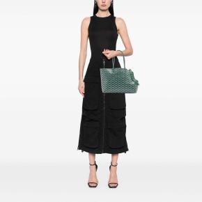 Goyard Green Goyardine Chien-Gris Pet Carrier 11