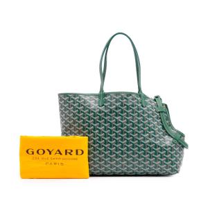 Goyard Green Goyardine Chien-Gris Pet Carrier 12