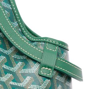 Goyard Green Goyardine Chien-Gris Pet Carrier 8