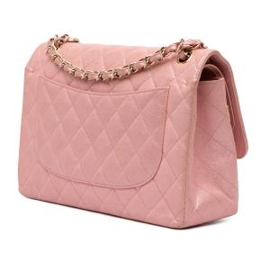 Chanel Iridescent Jumbo Classic Caviar Double Flap 2
