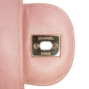 Chanel Iridescent Jumbo Classic Caviar Double Flap 7