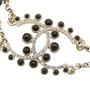 Chanel Faux Pearl Rhinestones Bracelet 2