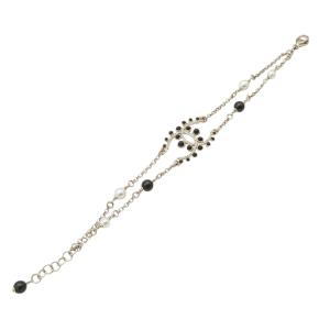 Chanel Faux Pearl Rhinestones Bracelet 5