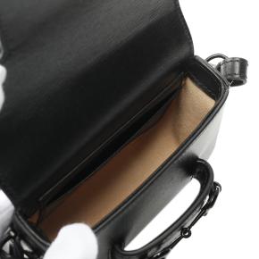 Gucci Black Mini Leather Horsebit 1955 Web Satchel 3