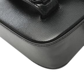 Gucci Black Mini Leather Horsebit 1955 Web Satchel 5
