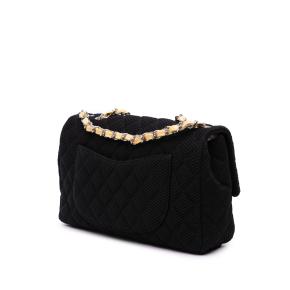 Chanel Black Medium Classic Mesh Single Flap 2