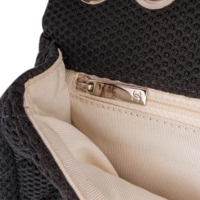 Chanel Black Medium Classic Mesh Single Flap 6