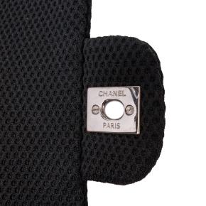 Chanel Black Medium Classic Mesh Single Flap 7