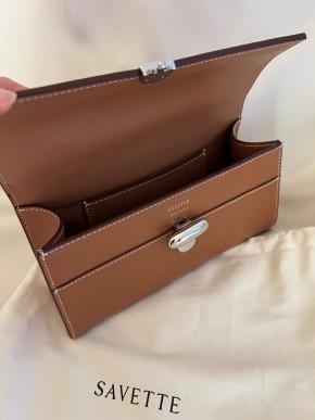 Savette Tan Symmetry Pochette 5