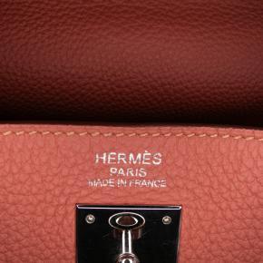 Hermes Red Togo Kelly II Retourne 35 5