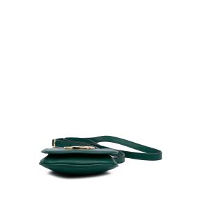 Gucci Green Textured Calfskin Blondie Card Case on Strap 5