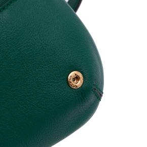 Gucci Green Textured Calfskin Blondie Card Case on Strap 11