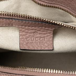 Gucci Blush Medium Calfskin Bamboo Shopper Boston Bag 5