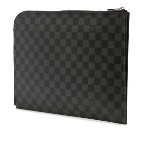 Louis Vuitton Coated Canvas Damier Graphite Pochette Jour GM 2