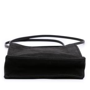 The Row Black Small Suede To Go Crossbody 3