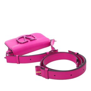 Valentino Hot Pink Small Calfskin VLogo Loco Satchel 13