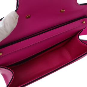 Valentino Hot Pink Small Calfskin VLogo Loco Satchel 5