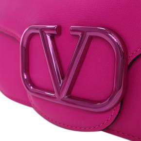 Valentino Hot Pink Small Calfskin VLogo Loco Satchel 7