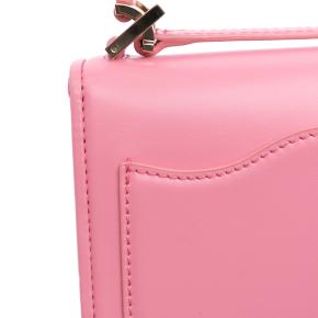 Valentino Small Pink Leather VLogo Type Crossbody 12